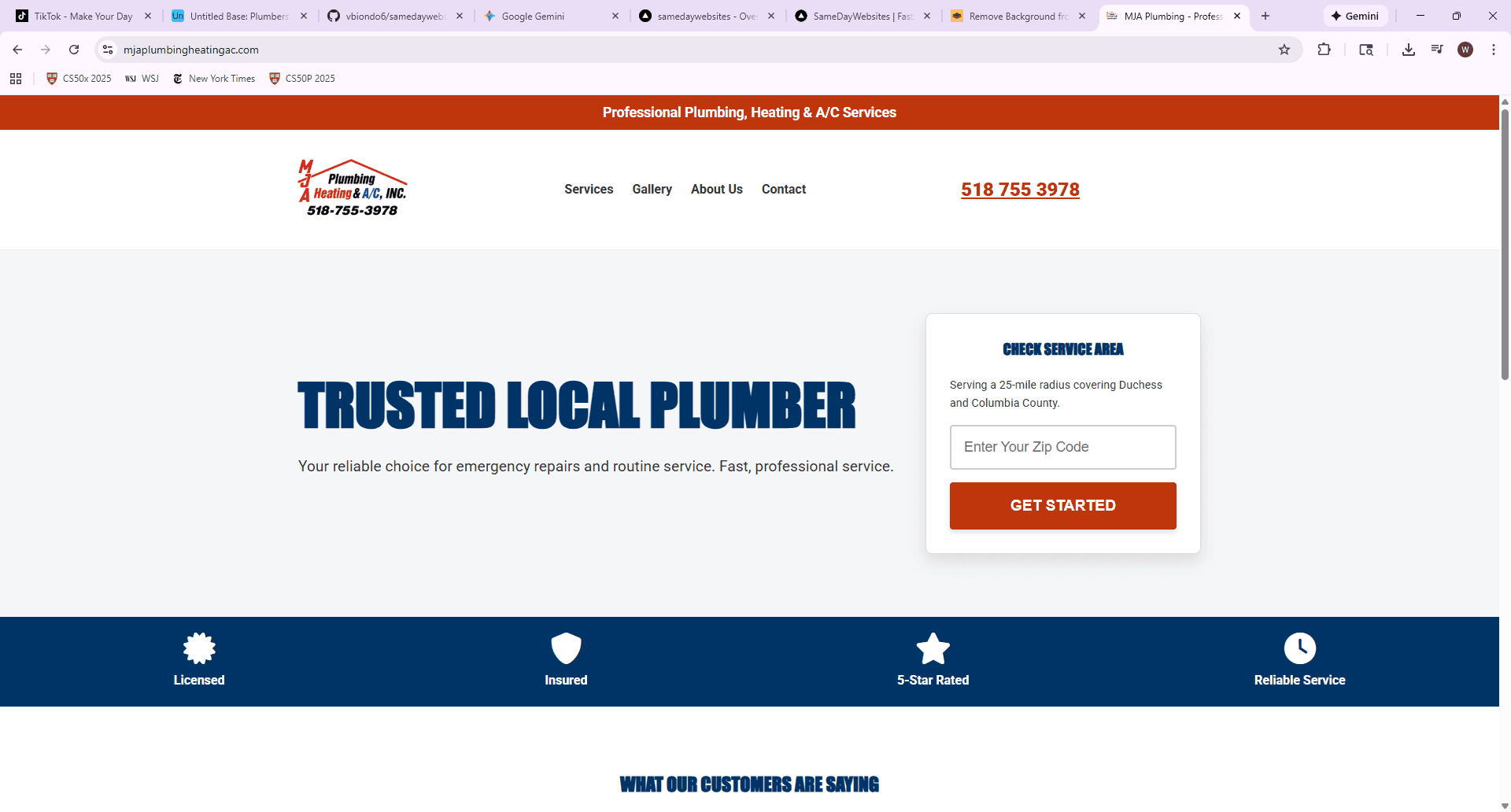 MJA Plumbing, Heating & AC